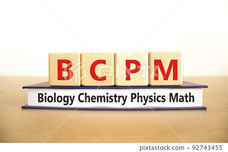 BCPM biology chemistry physics math symbol. Concept words BCPM biology chemistry physics math on wooden blocks on beautiful white background. Business BCPM biology chemistry physics math concept. BCPM biology chemistry physics math symbol. Concept words BCPM biology chemistry physics math on wooden blocks on beautiful white background. Business BCPM biology chemistry physics math concept. 92743455