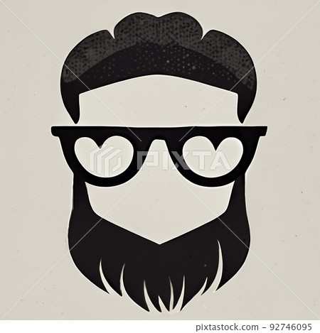 Portrait of a hipster wearing sunglasses. Hipster in sunglasses. Stylized drawing of a fashionista on an colored background. Perfect for phone wallpaper or for posters. Portrait of a hipster wearing sunglasses. Hipster in sunglasses. Stylized drawing of a fashionista on an colored background. Perfect for phone wallpaper or for posters. 92746095