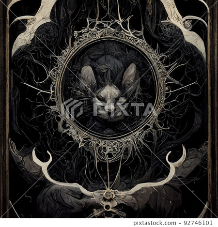 Gothic horror dark scene with skull, bones and skeleton. Artistic abstract gothic. The concept of dark gothic. Perfect for phone wallpaper or for posters. Gothic horror dark scene with skull, bones and skeleton. Artistic abstract gothic. The concept of dark gothic. Perfect for phone wallpaper or for posters. 92746101