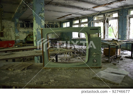 Ruins near Chernobyl, Ukraine 92746677