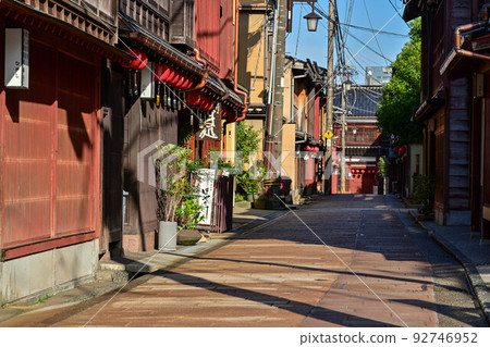 有紙燈籠的東茶屋街 有紙燈籠的東茶屋街 92746952