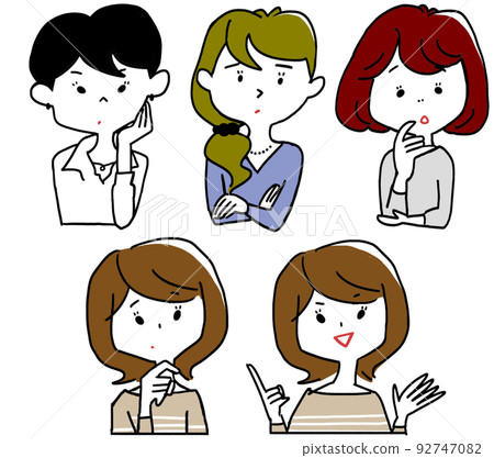 各種帶著質疑臉的女人 92747082