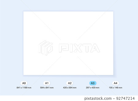 Page Format Selection 92747214