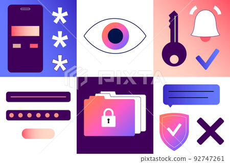 Eye scan technology 92747261