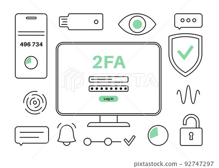 Two factor authentication Two factor authentication 92747297