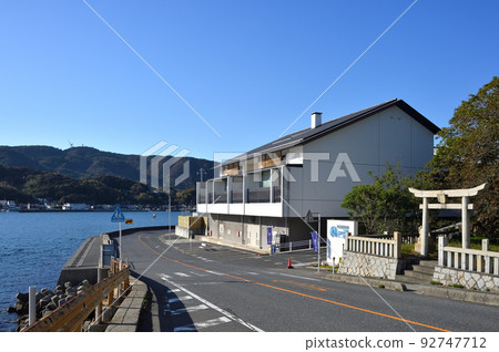 可以眺望上關海峽和長島的溫泉設施（山口縣上關町） 92747712