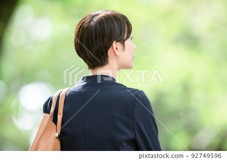 Business women fresh green Business women fresh green 92749596