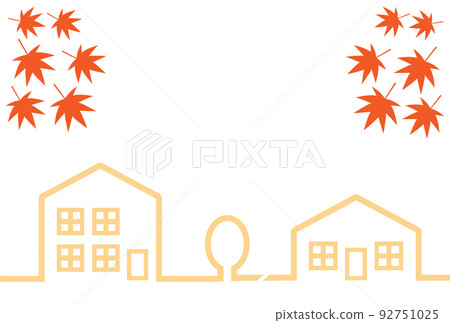 The streets of autumnal leaves The streets of autumnal leaves 92751025
