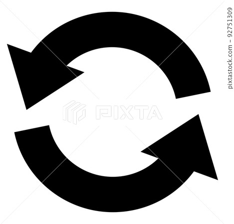 circular arrows circular arrows 92751309
