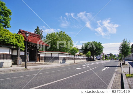 Scenery of Morioka Teramachi Street in Kitayama, Morioka City 92751439