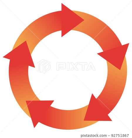 circular arrows circular arrows 92751867