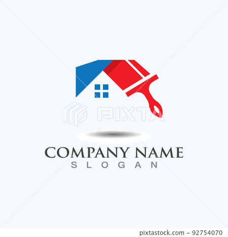 Home Renovation of painting logo design inspiration Home Renovation of painting logo design inspiration 92754070