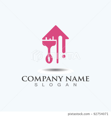 Home Renovation of painting logo design inspiration Home Renovation of painting logo design inspiration 92754071