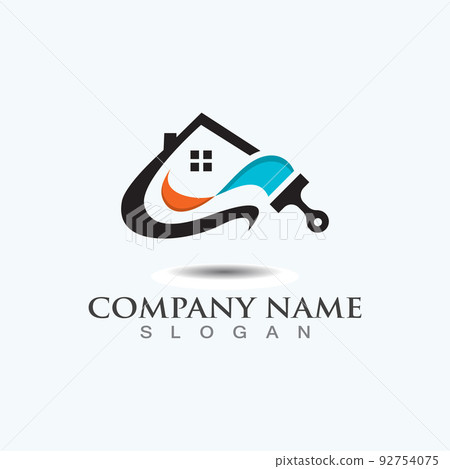 Home Renovation of painting logo design inspiration Home Renovation of painting logo design inspiration 92754075