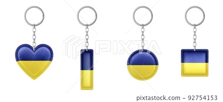 Keychains with Ukrainian flag colors, souvenirs 92754153