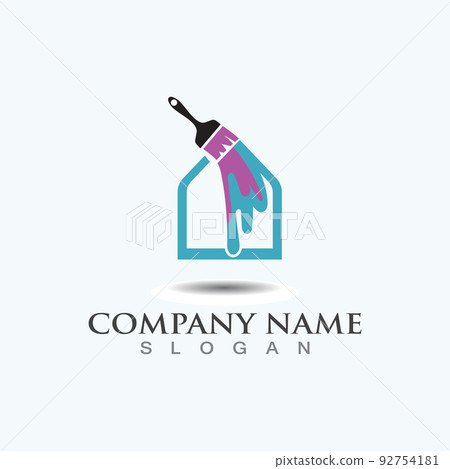 Home Renovation of painting logo design inspiration 92754181