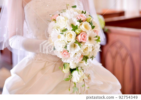 Wedding bride pure white dress image 01 Wedding bride pure white dress image 01 92754349
