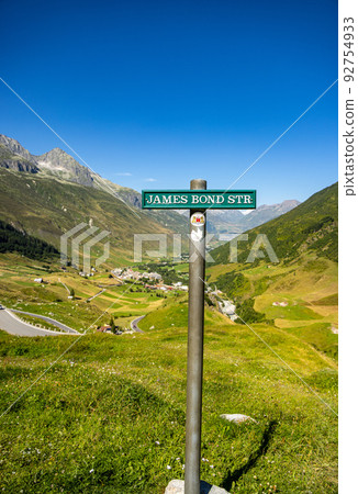 Famous James Bond Road at Furka Pass Famous James Bond Road at Furka Pass 92754933