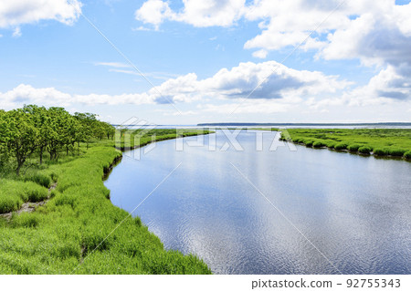 Eastern Hokkaido Yaushubetsu River Wetland Summer Eastern Hokkaido Yaushubetsu River Wetland Summer 92755343