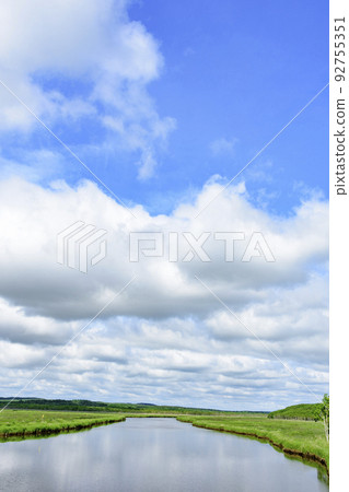Eastern Hokkaido Yaushubetsu River Wetland Summer Eastern Hokkaido Yaushubetsu River Wetland Summer 92755351