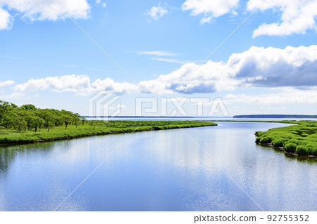 Eastern Hokkaido Yaushubetsu River Wetland Summer 92755352