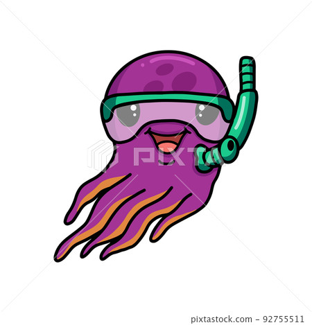 cartoon, character, octopus 92755511