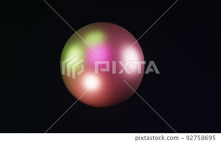 abstract glowing golden sphere against dark background, neon lighting, 3d render abstract glowing golden sphere against dark background, neon lighting, 3d render 92758695