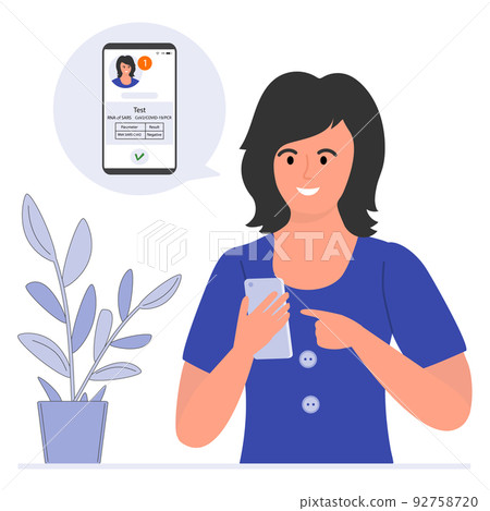 Covid People Health PCR test Pass Safe travel 92758720