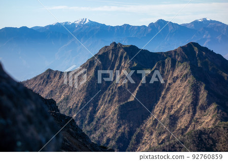 Mount Gongen in Yatsugatake 92760859