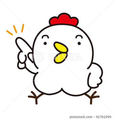 Loose chicken character illustration material Loose chicken character illustration material 92762099
