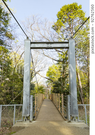 Kinuta Park Suspension bridge over Yato River Kinuta Park Suspension bridge over Yato River 92762560