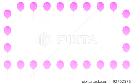 pixelated pink balloon frame - Stock Illustration [92762576] - PIXTA