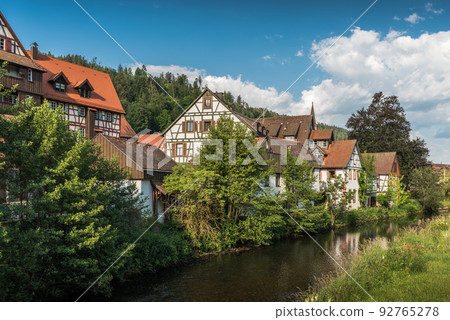 Half-timbered houses in Schiltach, Baden-Wuerttemberg, Germany Half-timbered houses in Schiltach, Baden-Wuerttemberg, Germany 92765278