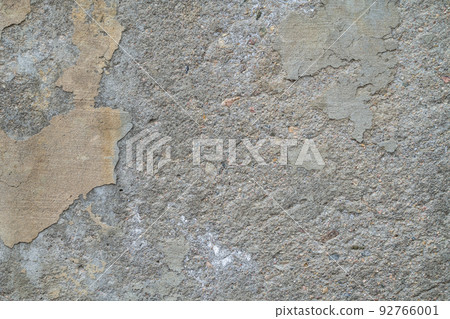 texture of old gray concrete wall 92766001