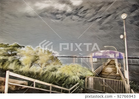 Lake Biwa Port 92766943