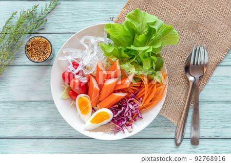 Crab Stick Salad. Crab Stick Salad. 92768916