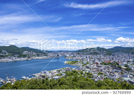 長崎縣長崎市,從鍋看守山眺望 長崎縣長崎市,從鍋看守山眺望 92768999