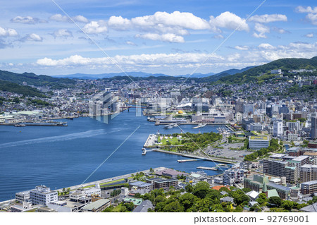 長崎縣長崎市，從鍋看守山眺望 92769001
