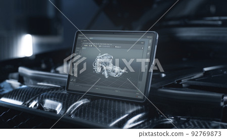Wireless diagnostics of a car with an internal combustion engine Wireless diagnostics of a car with an internal combustion engine 92769873
