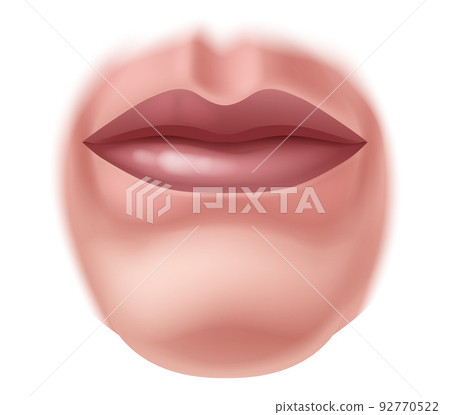 Mouth Five Senses Human Body Part Sense Organ Icon 92770522