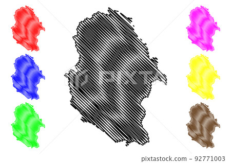 Phu Tho Province map vector 92771003