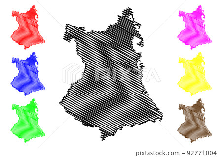 Phu Yen Province map vector Phu Yen Province map vector 92771004