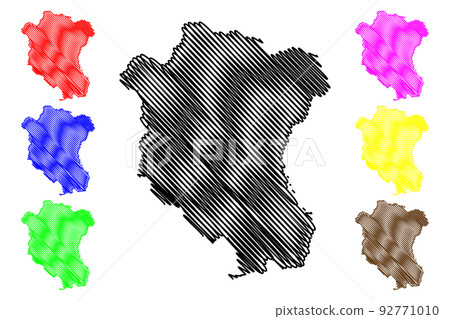 Tay Ninh Province map vector Tay Ninh Province map vector 92771010