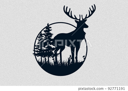 Custom Deer Sign, Custom Metal Art, Personalized, Cut to Order, Closing Gift, Metal Monogram, Housewarming, Wedding Monogram, Anniversary 92771191
