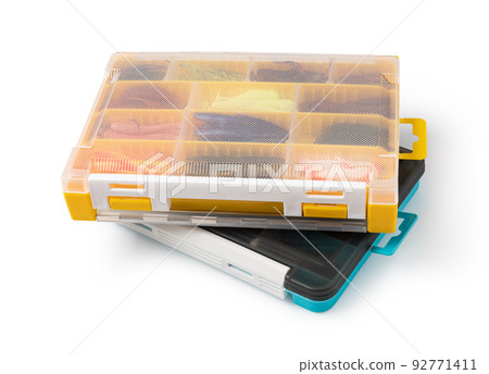 soft silicone lures in a box 92771411