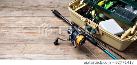 Fishing Rod and Tackle Box Fishing Rod and Tackle Box 92771413