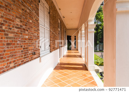 Corridor view of the former British Consulate in Kaohsiung, Taiwan. Corridor view of the former British Consulate in Kaohsiung, Taiwan. 92771471