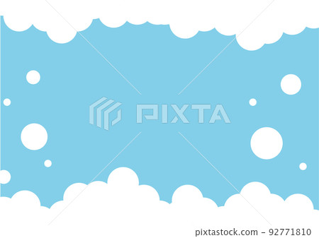 illustration background of bubbles 92771810