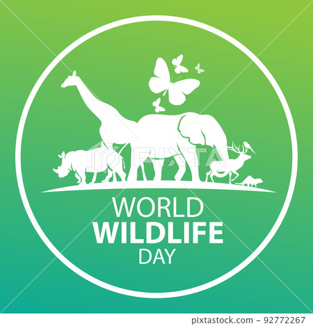 World Wildlife Day Logo design template, March 3 92772267
