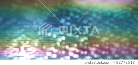 Blurry holographic rainbow color. Banner abstract bright holographic texture design for drawing and background. Minimalist style. High quality photo 92772518